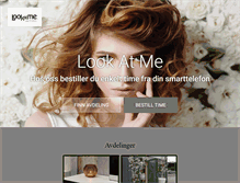Tablet Screenshot of lookatme.no